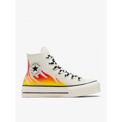 CONVERSE CHUCK TAYLOR ALL STAR LIFT PLATFORM FLAMES