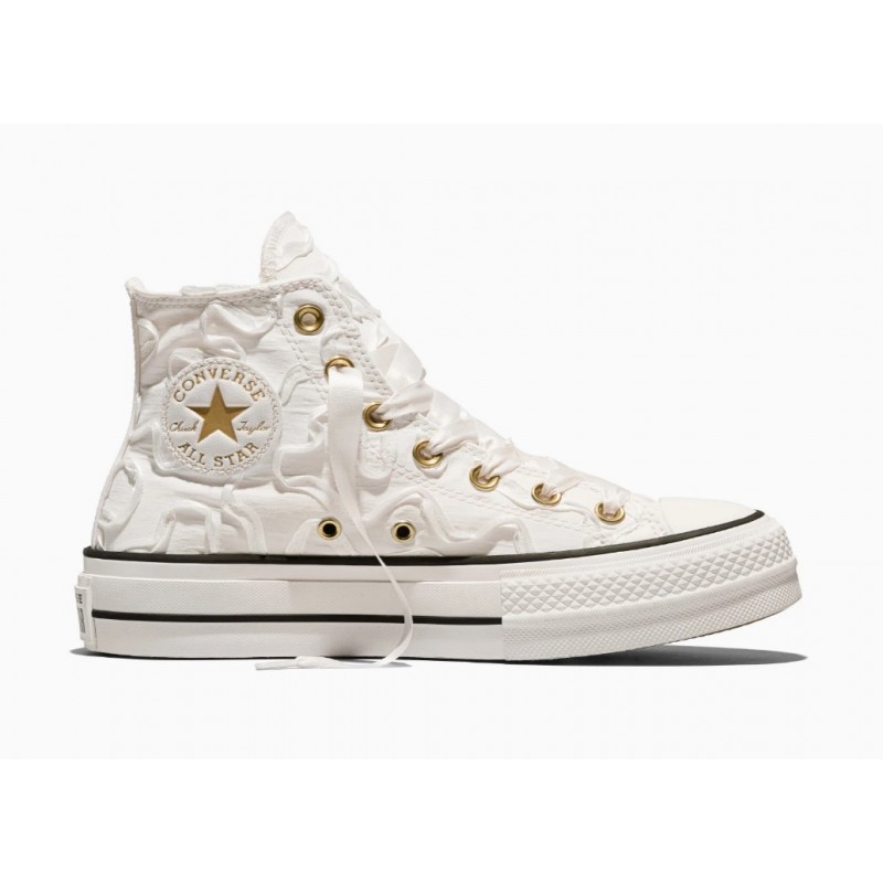 Converse Chuck Taylor All Star Lift Ribbon High Top Vintage White