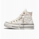 Converse Chuck Taylor All Star Lift Ribbon High Top Vintage White