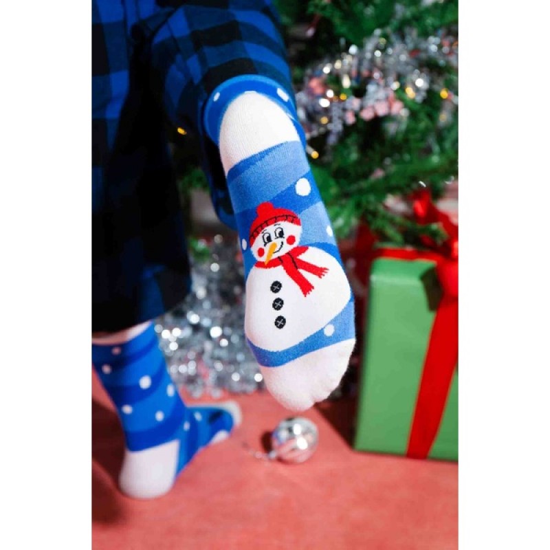 EMS, Socks, Adults, Xmas, Snowman τ