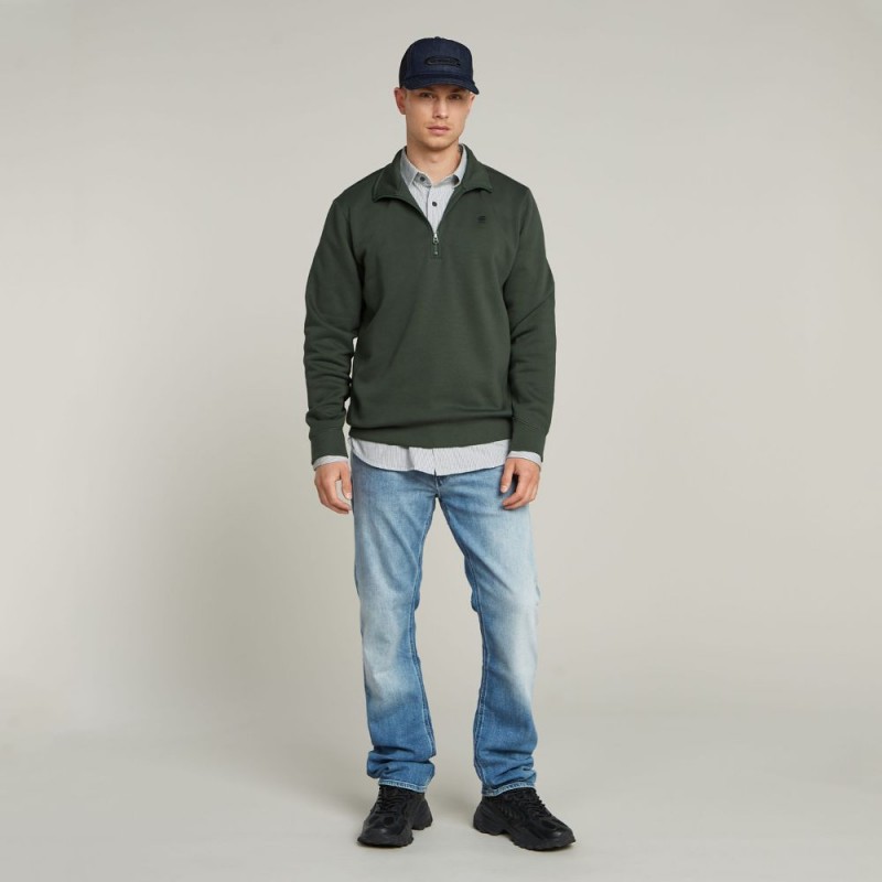 G-STAR Premium core half zip r sw ls