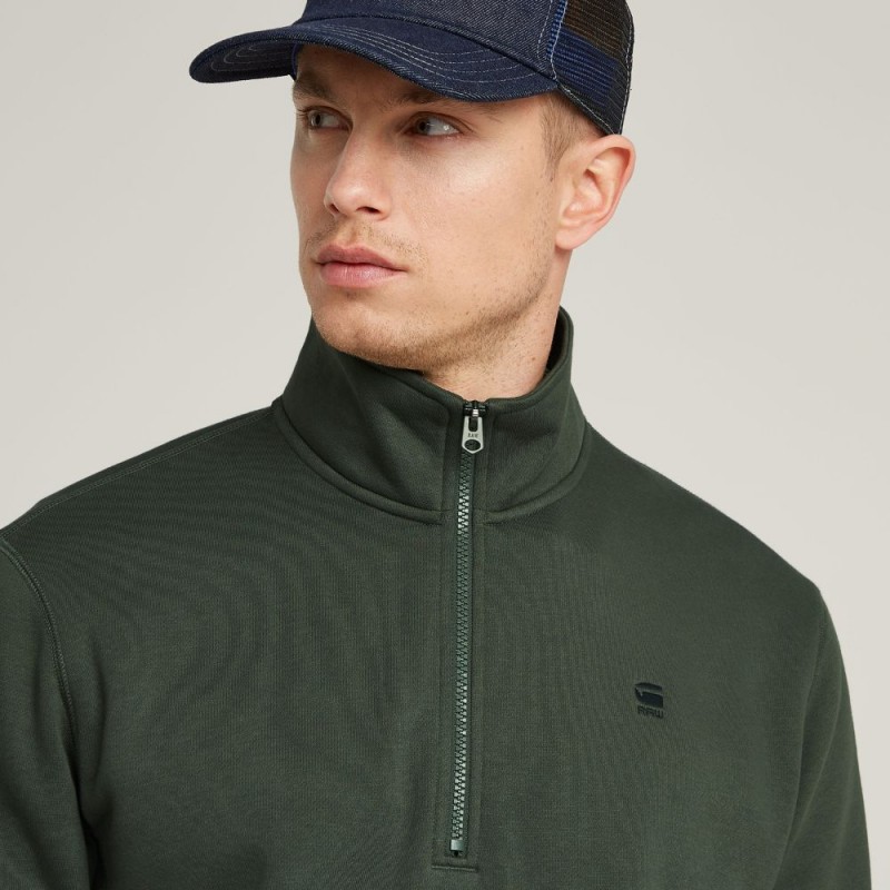 G-STAR Premium core half zip r sw ls
