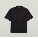 G-STAR Heavy waffle loose polo ss