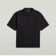G-STAR Heavy waffle loose polo ss