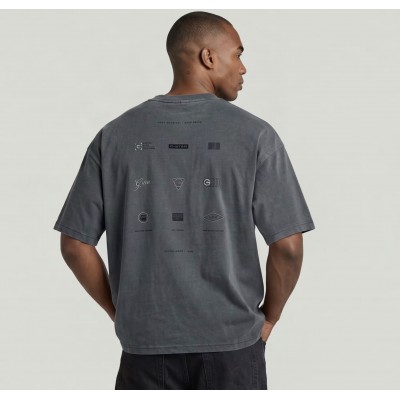 G-STAR Washed multi gr relaxed r t