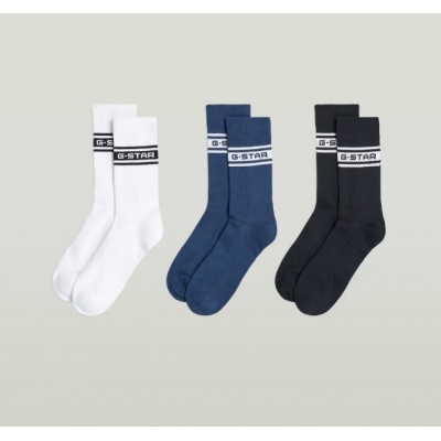 G-STAR BANKS-3 PACK SPORTS SOCKS