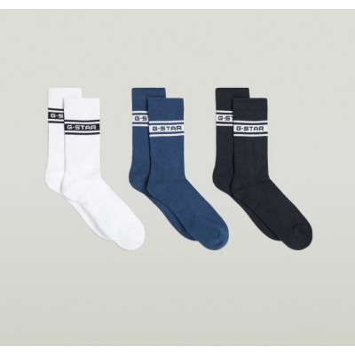 G-STAR BANKS-3 PACK SPORTS SOCKS