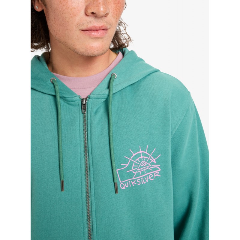 QUICKSILVER GRAPHIC HOOD ZIP ΦΟΥΤΕΡ ΑΝΔΡΙΚΟ