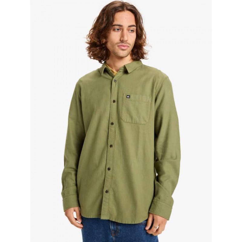QUICKSILVER MOTHERFLY SOLID LS SHIRT ΠΟΥΚΑΜΙΣΟ ΑΝΔΡΙΚΟ