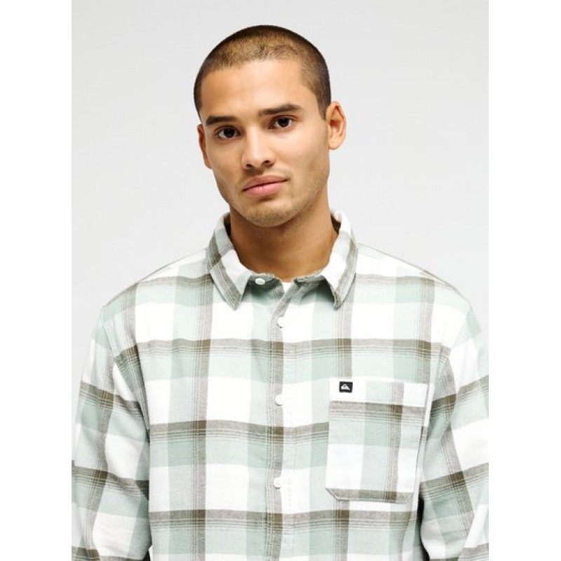 QUICKSILVER MOTHERFLY PLAID LS