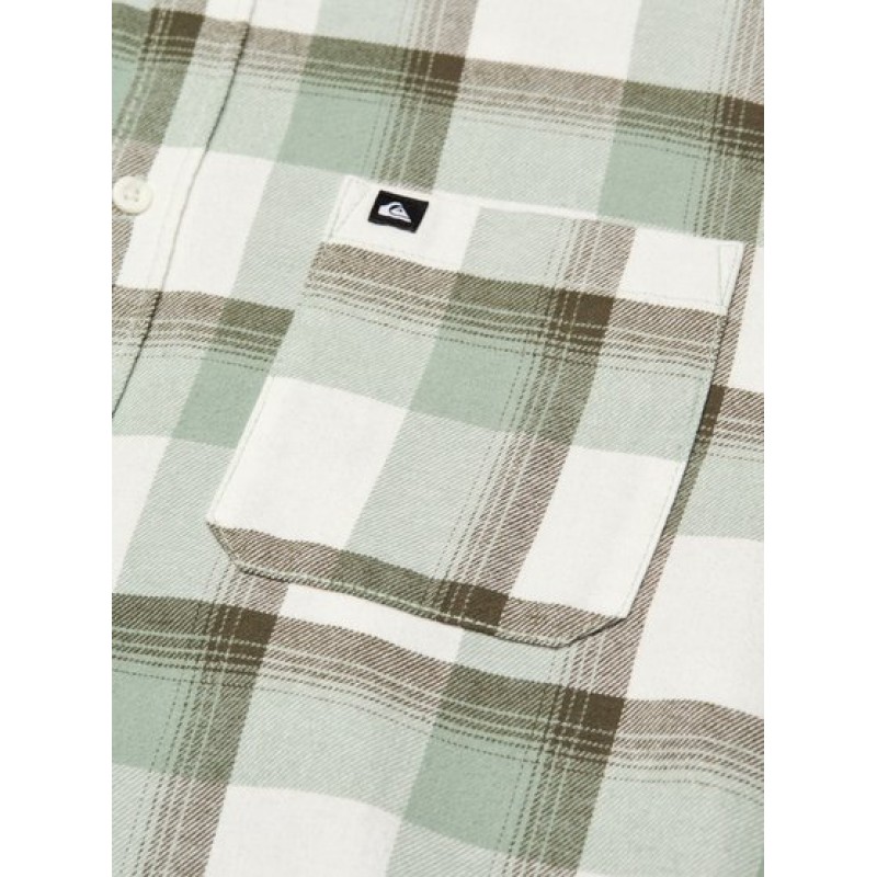 QUICKSILVER MOTHERFLY PLAID LS