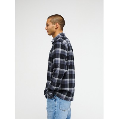 QUICKSILVER MOTHERFLY PLAID LS