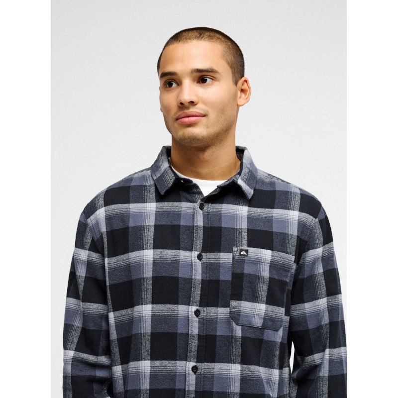 QUICKSILVER MOTHERFLY PLAID LS