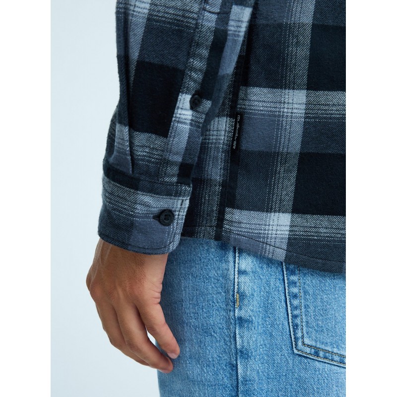 QUICKSILVER MOTHERFLY PLAID LS