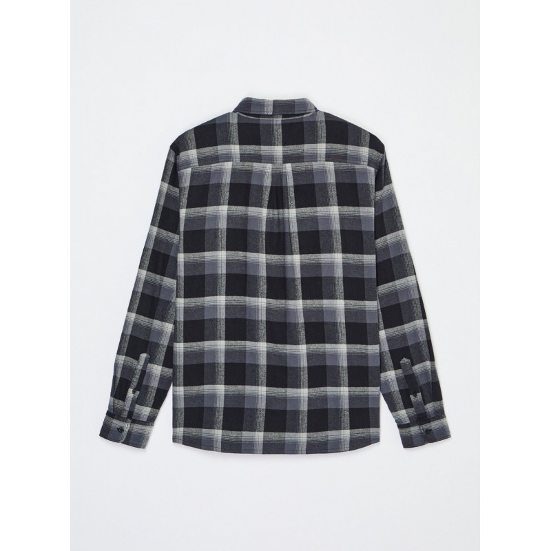 QUICKSILVER MOTHERFLY PLAID LS