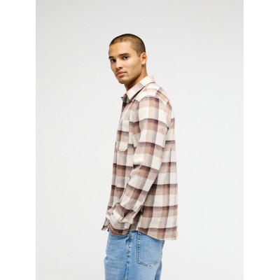 QUICKSILVER MOTHERFLY PLAID LS
