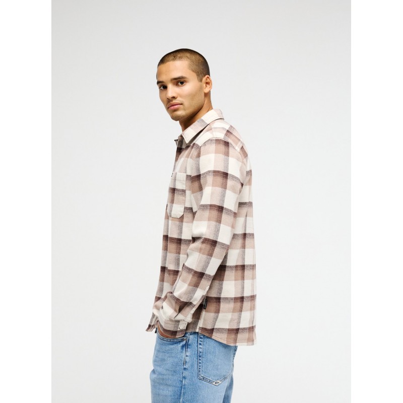 QUICKSILVER MOTHERFLY PLAID LS