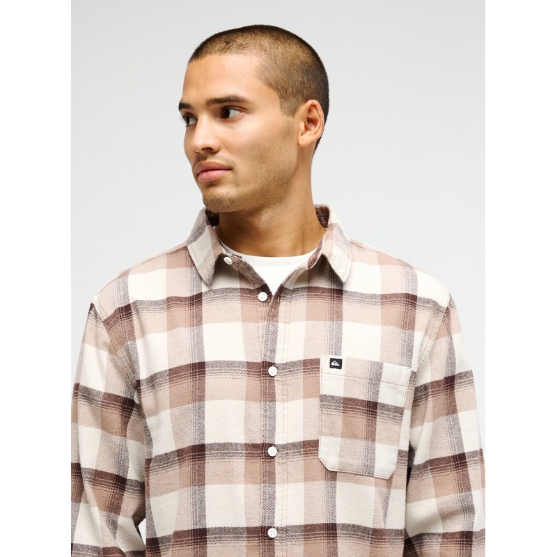QUICKSILVER MOTHERFLY PLAID LS