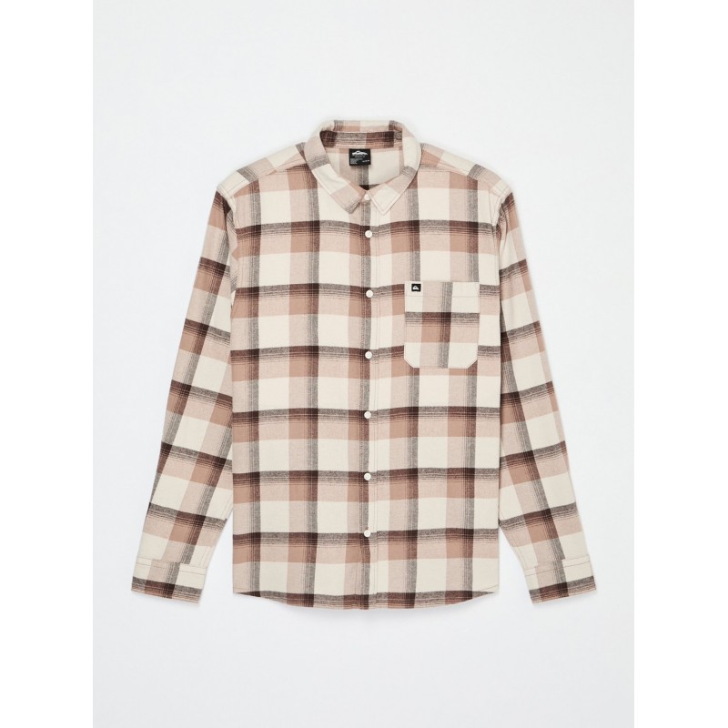 QUICKSILVER MOTHERFLY PLAID LS