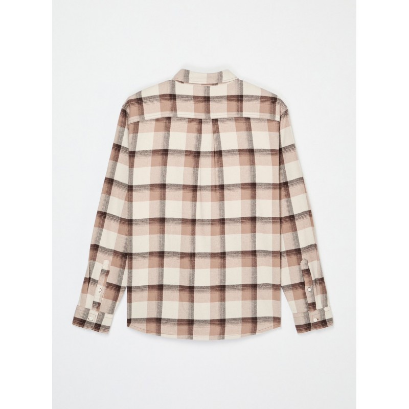 QUICKSILVER MOTHERFLY PLAID LS