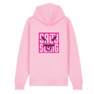 SALTY SLANG FACE LETTER ZIP HOODIE