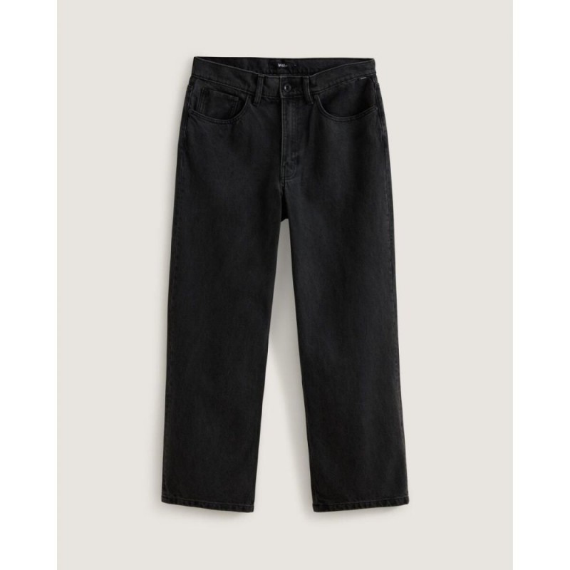 VANS Check-5 Baggy Denim Pan Black