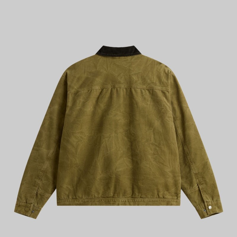 VANS Nico Cropped Chore Canvas Olive B VANS Nico Cropped Chore Canvas Olive B