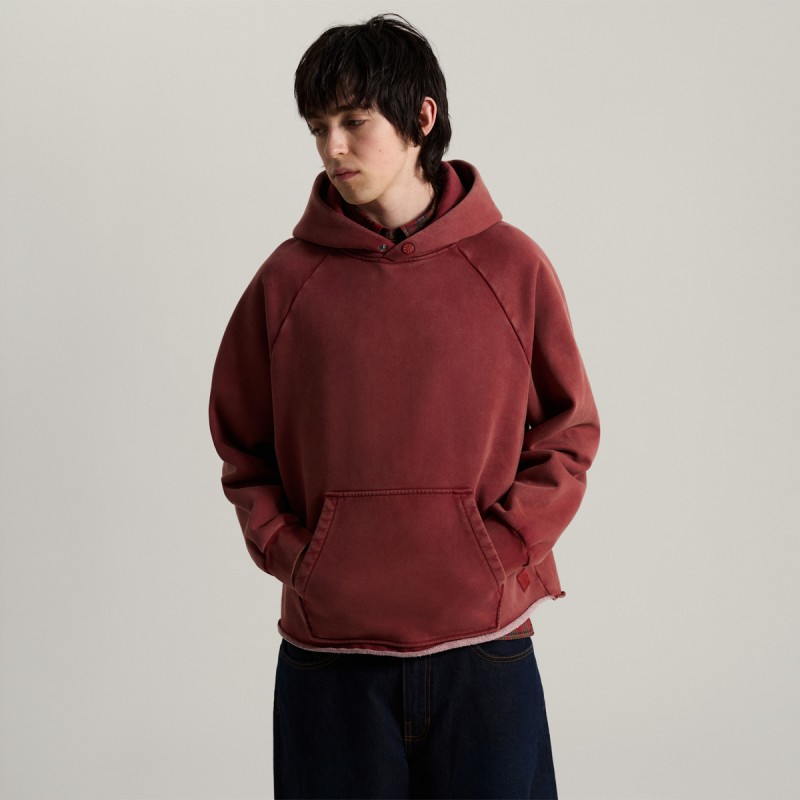 VANS Tilt Rolled Hem Pullove Poppy E