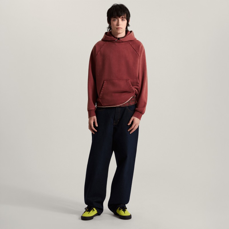 VANS Tilt Rolled Hem Pullove Poppy E