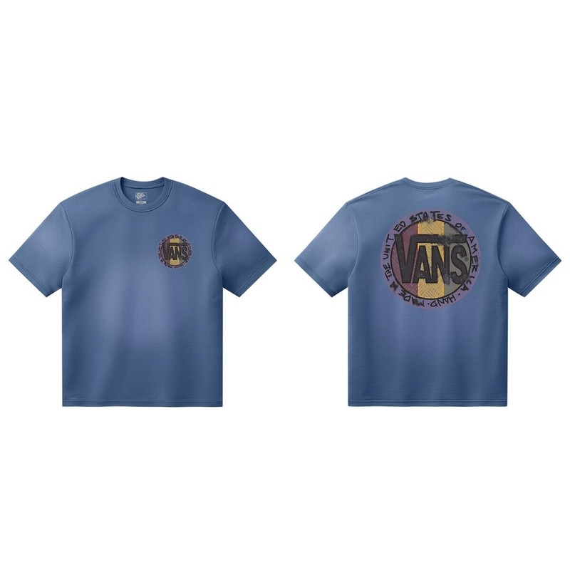 VANS Blotched Circle SS Tee True Navy