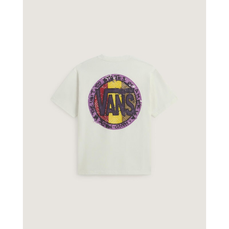 VANS Blotched Circle SS Tee marshmall