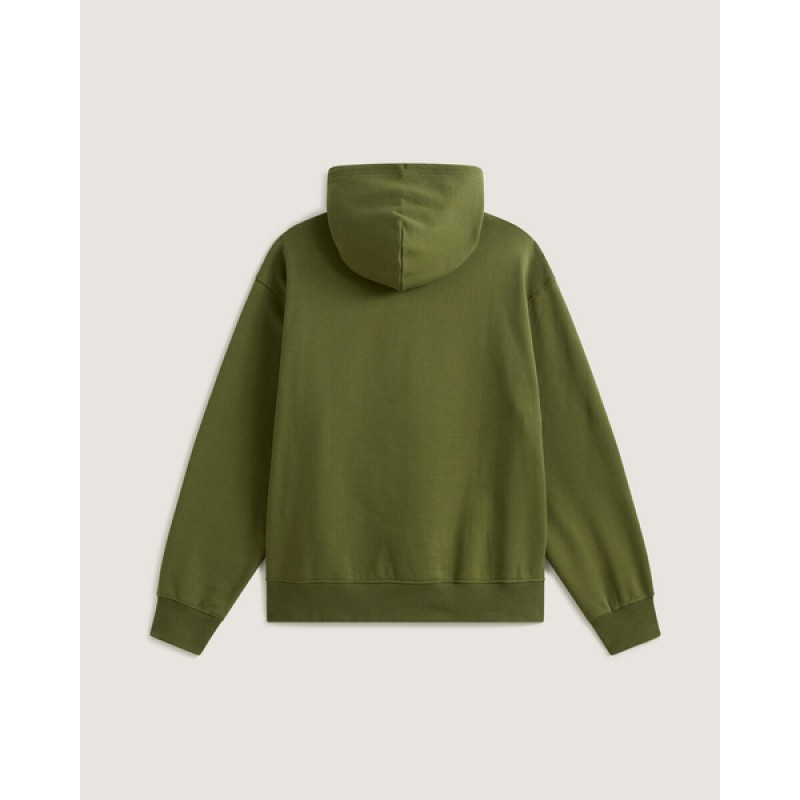 VANS Left Chest II Pullover Green Ba