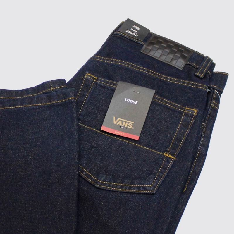 VANS Check-5 Loose Denim Pan Dark Rin
