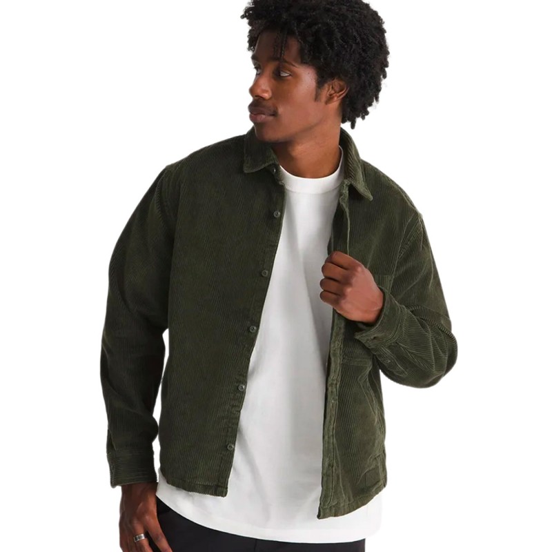 VANS Martinez Cord Overshirt Obsidian