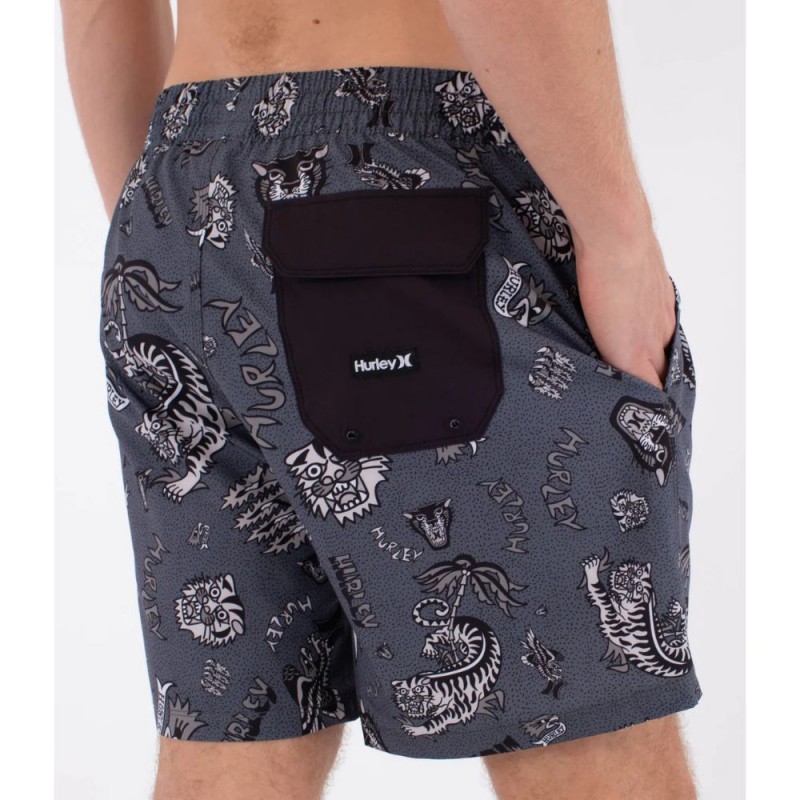 HURLEY BEACHWEAR ΣΟΡΤΣ ΜΑΓΙΟ ΜΕΣΑΙΑ ΣΟΡΤΣ