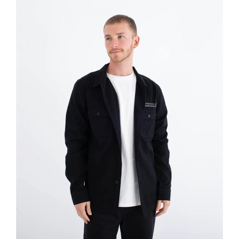 HURLEY M WOVEN LS OVERSHIRT CRAFT