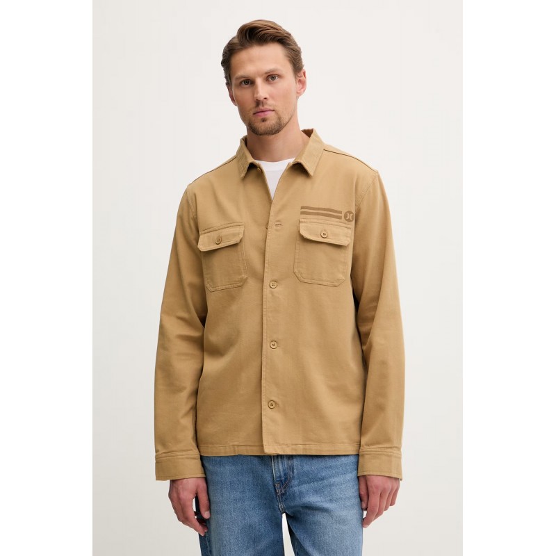 HURLEY M WOVEN LS OVERSHIRT CRAFT