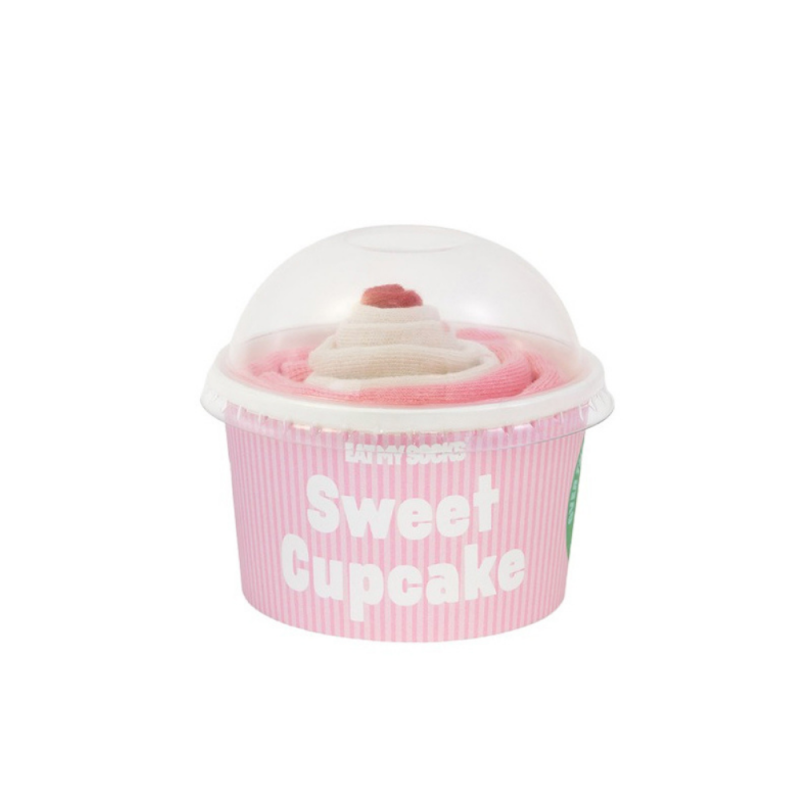 EAT MY SOCKS EMS, Socks, Strawberry Cupcake