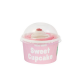EAT MY SOCKS EMS, Socks, Strawberry Cupcake