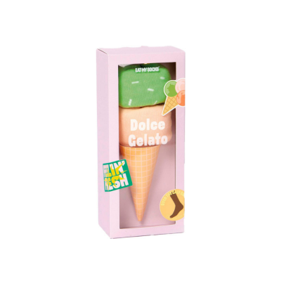 EAT MY SOCKS EMS, Socks, Dolce Gelato, Pink Green