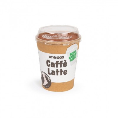 EAT MY SOCKS EMS, Socks, Caffe Latte