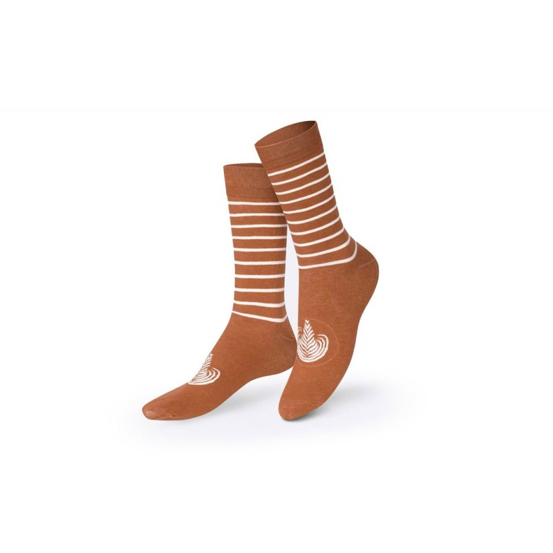 EAT MY SOCKS EMS, Socks, Caffe Latte