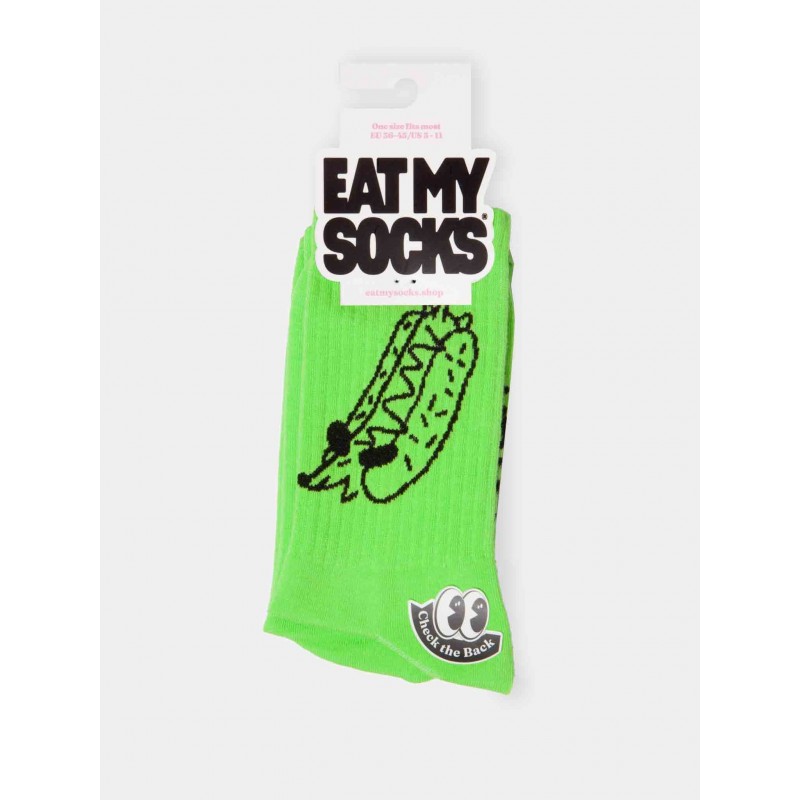 EAT MY SOCKS EMS, Socks, Adults, Flat, Easily Distracted