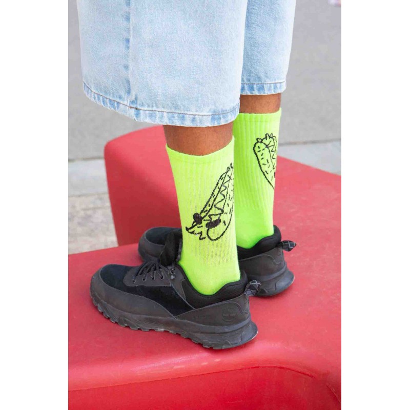 EAT MY SOCKS EMS, Socks, Adults, Flat, Easily Distracted