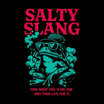 SALTY SLANG COOL FROG HOODIE SALTY SLANG COOL FROG HOODIE